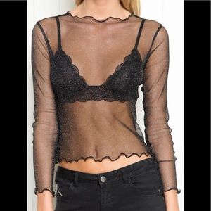 Brandy Melville Sparkle Long Sleeve